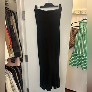 Norma Kamali strapless fishtail dress